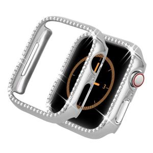 JANSIN Diamond Watch Case For Apple Watch Ultra 49mm 41mm 45mm Diamond PC bumper Cover i watch series 8 7 6 5 4 3 2 1 se 38mm 42mm 40mm 44mm Protective Case