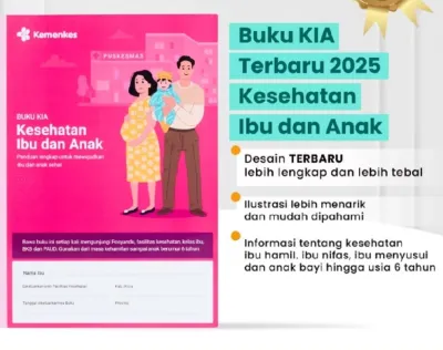 BUKU pink KIA edisi terbaru 2024 2025 Kesehatan Ibu dan Anak
