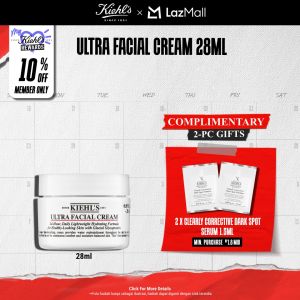Kiehls Ultra Facial Cream 28 ml - dengan Squalane dan Glacial Glycoprotein - Pelembab Wajah untuk menghidrasi dan melembabkan kulit