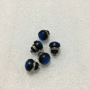 (5 cái) Công tắc nhấn chống thấm nước 12mm cho PSB-33B IGMOPNRQ (màu xanh dương)