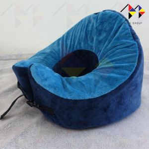 mppc หมอนรองคอ เมมโมรี่โฟม แบบหนาพิเศษ พร้อมเข็มขัดรัด Memory Foam Neck Pillow
