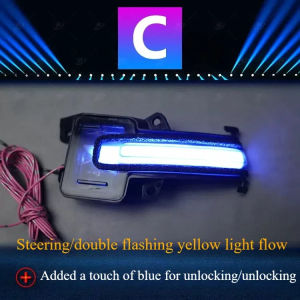 seek1 For Honda Xinlingpai special rearview mirror running water turn signal and a touch of blue daytime running light modification  3E7K9L