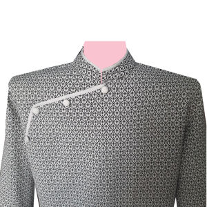 ÁO DÀI CÁCH TÂN NAM GẤM KAKI