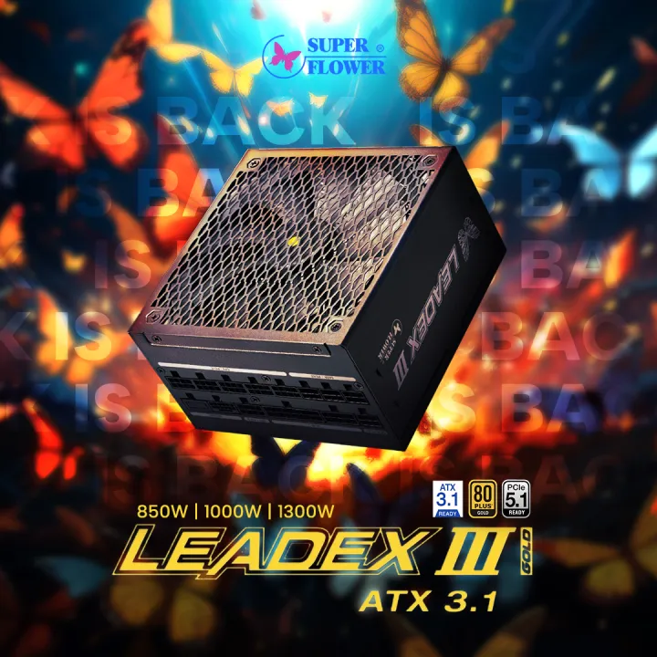 # Super Flower LEADEX III GOLD ATX 3.1 (PCIe 5.1) 80+ GOLD Fully Modular PSU # [ 850W / 1000W / 1300W ]