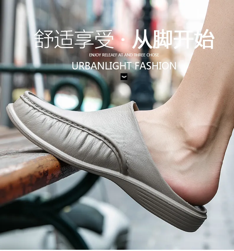 Chef Shoes for Men Black Half Shoes Slip on Clog Kitchen Shoes