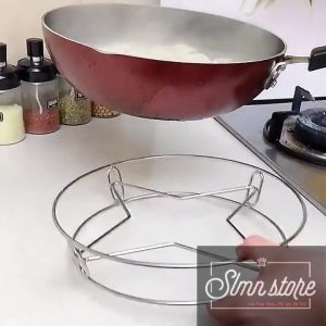 Đế inox 26 x 23 x 48 cm lót nồi Chảo Inox Cách Nhiệt khay lót nồi không rỉ lót nồi inox 304 đủ size sử dụng được 2 mặt đa năng L1-LnoiInox