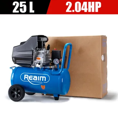 REAIM Kompresor Angin 12/36L Oiless Listrik 1100W Air Compressor Alat Tekanan Udara