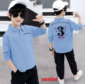 hem kids 323 kemeja anak laki laki dari umur 3-12thn/cod