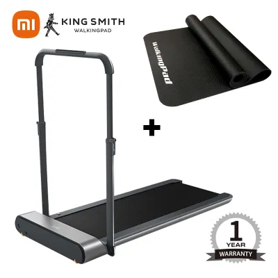 Xiaomi Kingsmith Walking Pad R1 Pro Foldable Treadmill Exercise Machine Folding Electric Treadmill International English Version Upright Storage with Wireless Remote Control LED Display Low Noise
