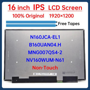 16" IPS Laptop LCD Screen B160UAN04.H NV160WUM-N61 MNG007QS4-2 N160JCA-EL1 Display Matrix Panel Replacement 1920x1200 Non-Touch