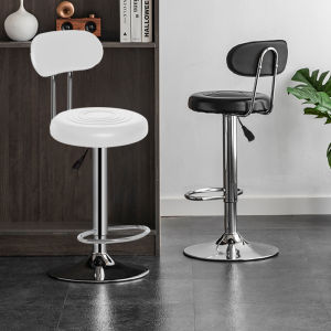 Kursi Bar Hidrolik Kursi Cafe Sandaran Bartool Chair Bulat Dudukan Busa Tebal Premium Quality Y11A1