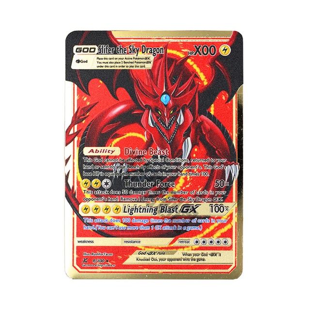 Pokemon 10000 Point Metal Card - Arceus VMAX Golden - Kids Best Gift