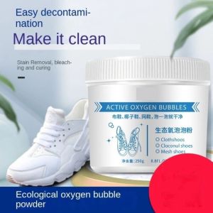 MixHome White Shoe Cleaning Powder Shoe Washing Bubble Powder White Shoe Cleaning Agent Shoe Washing Handy Tool Brushing Shoe Cleaner Special White Shoe Washing Decon