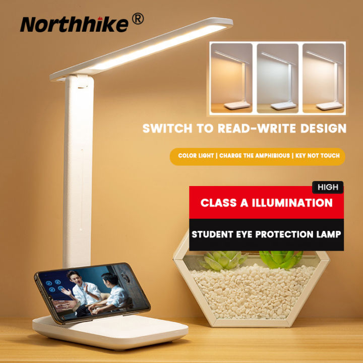 【SG Stock】Foldable LED Table Lamp Study Desk Light Bedroom Touch Control Dimmable USB