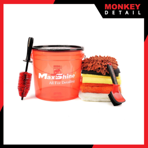 MAXSHINE Enjoy Car Wash Bucket Kit อุปกรณ์ล้างรถพร้อมถังน้ำล้างรถครบชุด