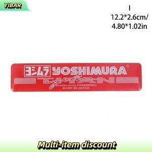 YIBAR 3D Universal Sticker Aluminum Heat-resistant Motorcycle Exhaust Pipe Decal Sticker For Scorpio Twobrothers