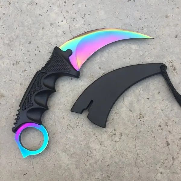 【100%-New】 Csgo Counter Strike Machetes Stainless Steel Plastic Handle ...