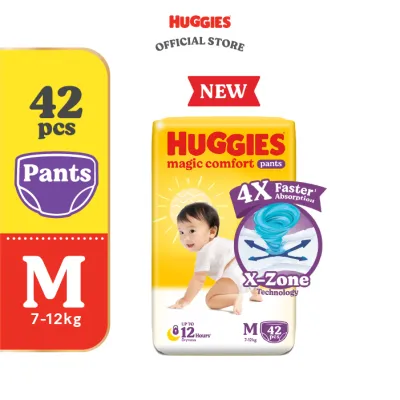 Huggies Magic Comfort Pants M42/L36/XL32/XXL31 (1 Pack)