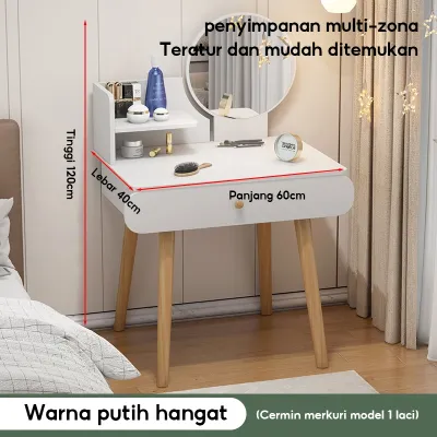 Meja Rias Modern Meja Rias Dengan Cermin Meja Rias Aesthetic Meja Rias Putih Meja Rias Minimalis