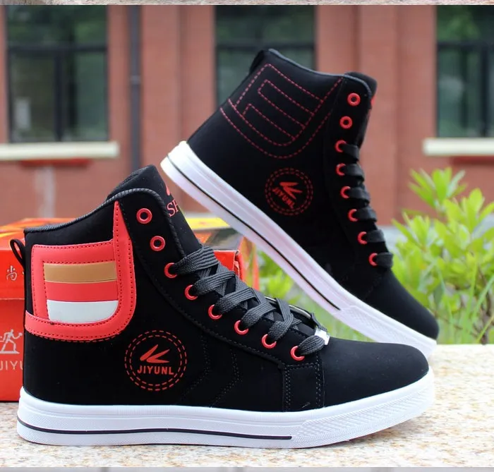 2021 Fashion Men Casual High Top Sport Sneakers Athletic Running