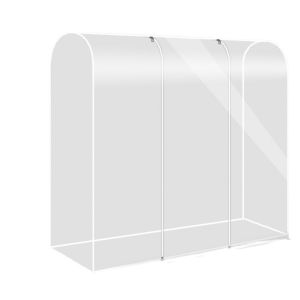 KSHU7 ที่แขวนแขวน ชั้นแขวนเสื้อผ้ากันฝุ่น ใหญ่มากๆ กันน้ำกันน้ำได้ ถุงแขวนเสื้อผ้า ทนทานต่อการใช้งาน กันความชื้น ตัวจัดระเบียบป้องกันเสื้อผ้า ของใช้ในครัวเรือน