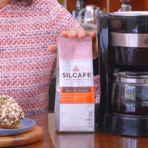 Silcafe House Blend Freshly Roasted Whole Beans & Ground Coffee Arabica Robusta Medium Dark Roast for Brewed Coffee 250g 500g 1KG