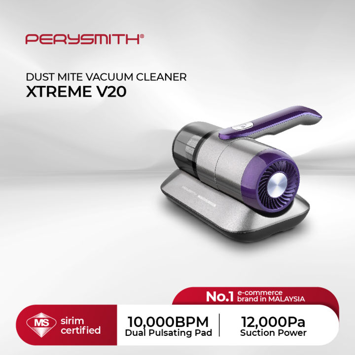PerySmith Cordless Dust Mite Vacuum Cleaner XTREME Series V20 Lazada
