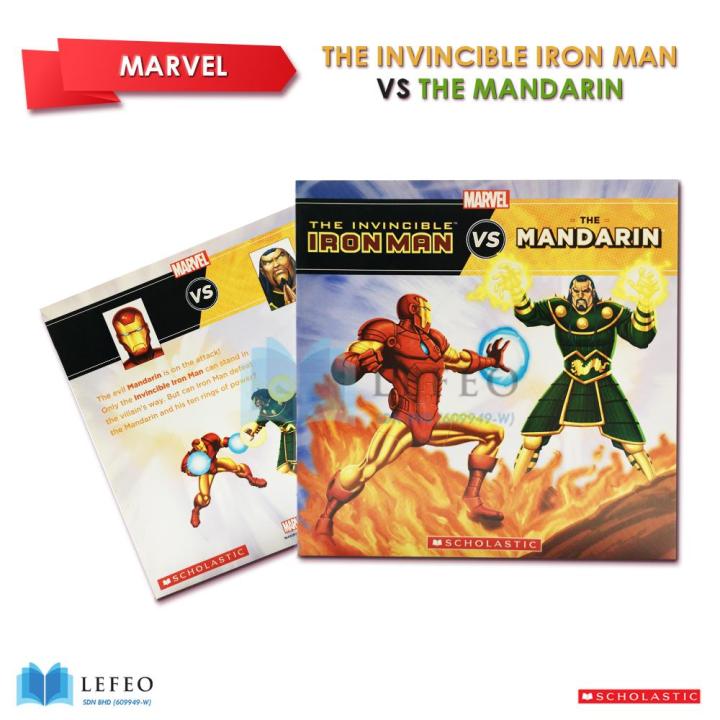 SCHOLASTIC Marvel The Invincible Iron Man VS Mandarin