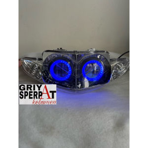 LAMPU DEPAN DAYMAKER LED SHOGUN 125 LAMA OLD 2004 2005 2006