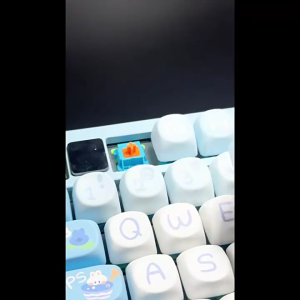 Only Keycap Translucent Puddings Keycap 3D Jelly Drop Glues Resin Keycaps for Mechanical Keyboards Installation