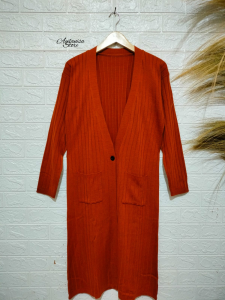 Savana Cardi Outer Bahan Melar Outer Wanita Muslim Kancing Depan BISA COD Rajut  By Aqilanisa Store