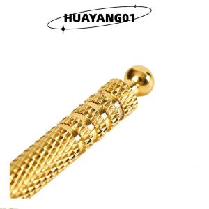 HUAYANG01 [HOT FASHION] 1PC ทองแดงหูฝังจุด Probe เครื่องมือนวด acupoint ตรวจจับปากกา