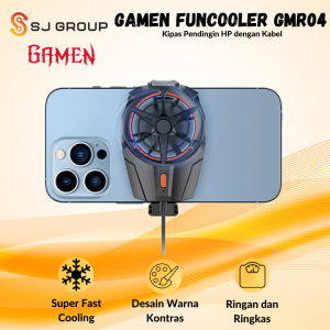 GAMEN Funcooler GMR04 Kipas Pendingin HP Mobile Cooling Fan Gaming for MLBB PUBG Free Fire