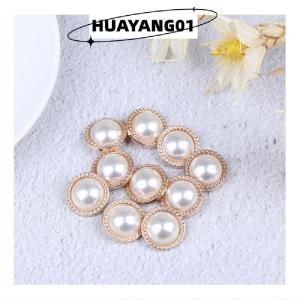 HUAYANG01 [2023 new HOT FASHION] 10pcs Metal Shank Buttons for Sewing Scrapbooking DIY Craft Decoration