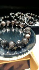Silver Obsidian Bracelet [Good Grade] 银曜石手串 Natural Crystal Bracelet 天然水晶手串 KTB346