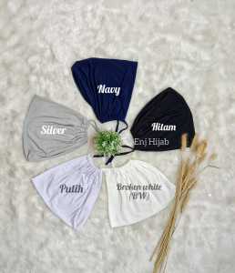 Inner Hijab Arab Ciput Jersey Turkey Tali Belakang Daleman Kerudung Non Cepol