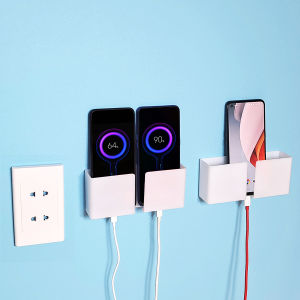 Giá đỡ điện thaoij treo tường đa năng Kệ dán tường để điện thoại có khe hở tiện lợi - Bee Boy