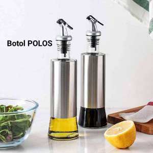 Botol Kaca Minyak Kecap Botol Stainless Sirup Minyak Anti Tumpah