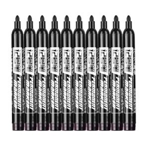 20Chiếc Cái Điểm Dày Chống Thấm Nước Thô Nib Đen Mực Bút Đánh Dấu-Đen Bút Đánh Dấu Vĩnh Cửu Waterproof