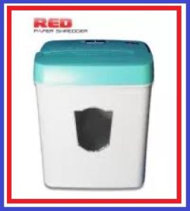 DS-600 Paper Shredding Machine Shredder Paper Cutting Machine CROSS CUT Paper Shredder RED paper shredder