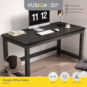 Deli Meja Kerja / Meja Belajar / Office Table 100 CM Hitam Kapasitas Besar E91513