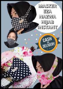 ORIGINAL MASKER EZA NAZWA HIJAB INSTANT 2 LAPIS
