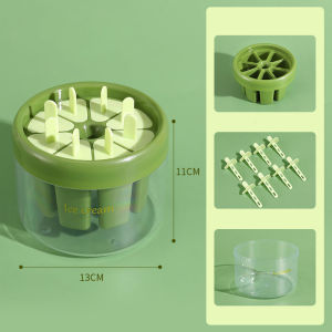 8 Grid Popsicle Mold with Container DIY Reusable Ice Cream Popsicle Mold Set Ice Cream Maker