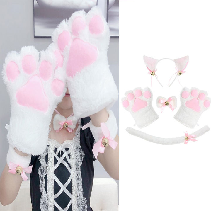 Cat Cosplay Costume Sets, Party Dress Up Props, Cute Cat Ears