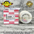 FILTER SARINGAN SOLAR ATAS ISUZU NLR NMR NPS81 NQR81 NLR85 NMR81 TRAGA EURO 4 NPS 81 NQR 81 NLR 85 NMR 81 ORIGINAL MUX MU-X DMAX NEW 4JK MU-X D MAX 4JK 4JK1 2.5 2500 2.500 2,5 2,500 CC  L200 L 200 PAJERO 4D56 FORTUNER 2KD 2 KD-FTV 5L-E 1KD-FTV 1 KD. 
