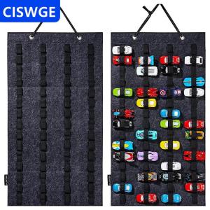 [COD] CISWGE AUTOPARTS Treo tổ chức cho bánh xe nóng Wall Mount hiển thị trường hợp công suất lớn lưu trữ hộp túi giữ lên đồ chơi Matchbox xe ô tô trẻ em Quà tặng