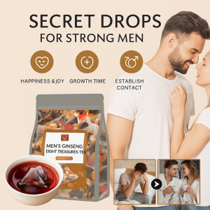 Mens Solid Tea Eight Treasures Lycium Chinense Ginseng
