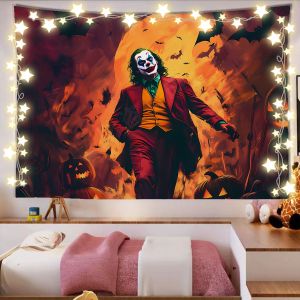 Tapestry Gotham Joker JOKER Batman bedroom headboard backdrop fabric living room decorative tapestry rental house cover-up fabric