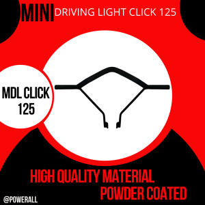 MINI DRIVING LIGHT CLICK 125 FOR MOTORCYCLE ACCESSORIES / MDL CLICK 125 / HEAVY DUTY / LIFE TIME WARRANTY / RACKS ORIGIN