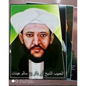POSTER JUMBO HABIB ABU BAKAR BIN SALIM LUSTER UV AWET ANTI GORES